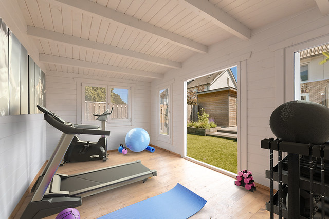 Yorkie Home Gym from Cabins Unlimited