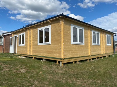 Bespoke Timber Cabins with UPVC windows & doors